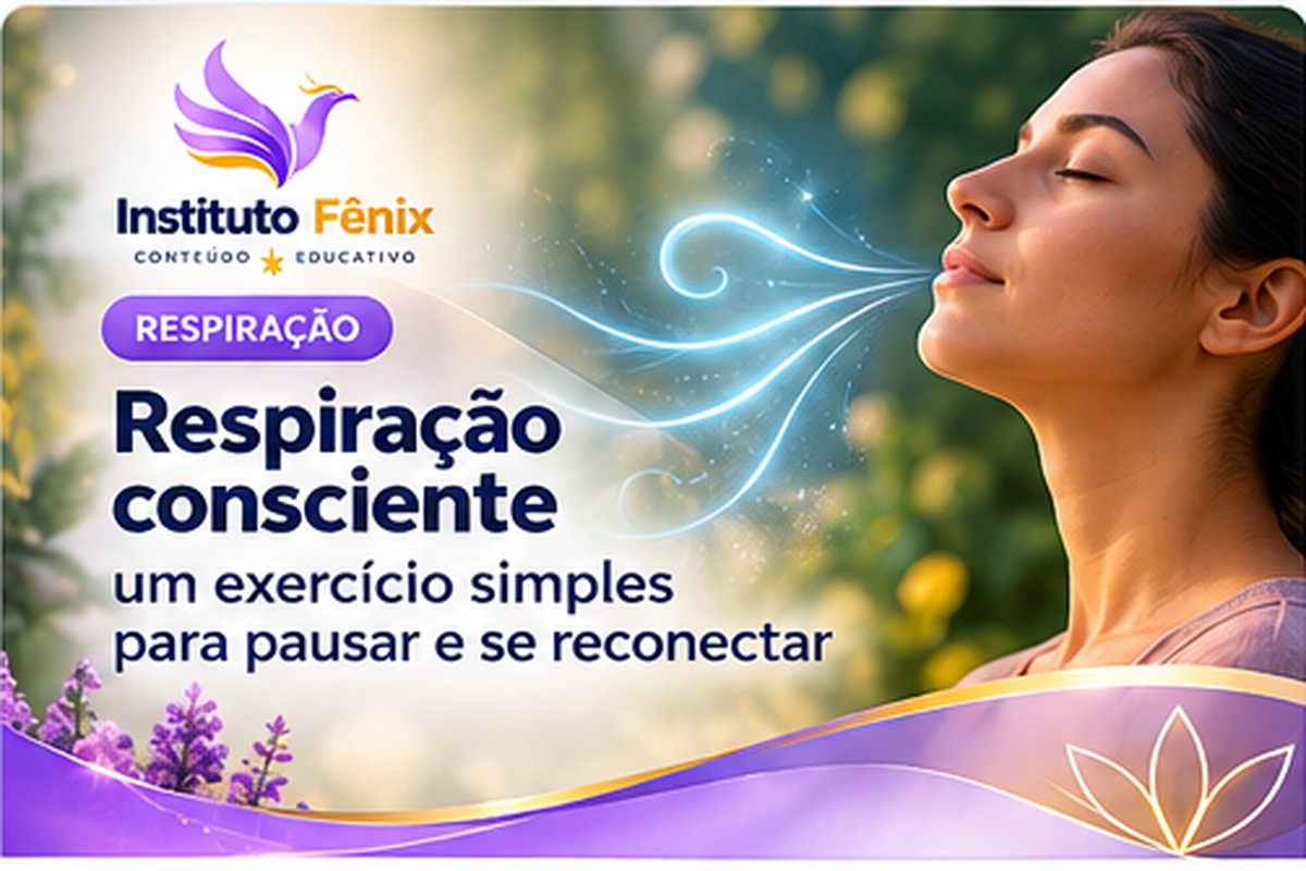Respiração consciente: um exercício simples para pausar e se reconectar